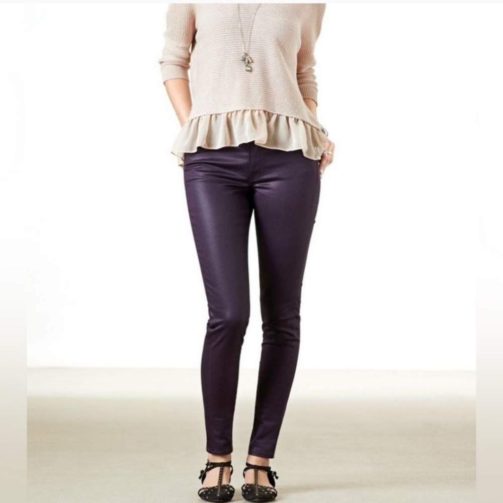 American Eagle Purple Skinny Jeans